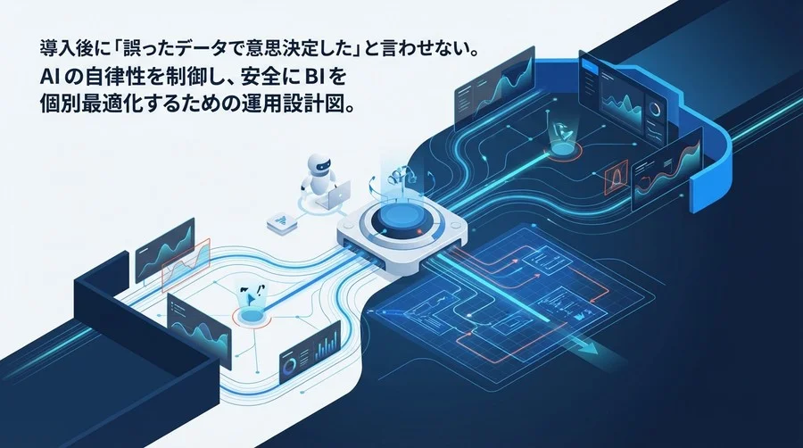 BI×AI導入の成否は「運用」で決まる。自律型エージェントを制御するガバナンスと緊急対応策