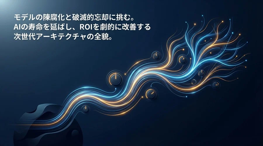 AIモデルの「賞味期限」を延ばせ。マルチタスク×継続学習で実現する資産型AIアーキテクチャ