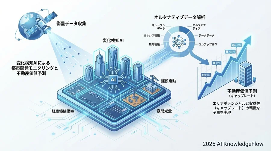 ベストプラクティス②：周辺環境の変化検知による不動産価値（キャップレート）予測 - Section Image
