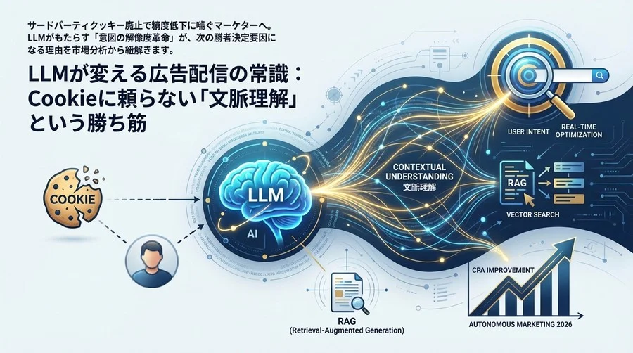 LLMが変える広告配信の常識：Cookieに頼らない「文脈理解」という勝ち筋