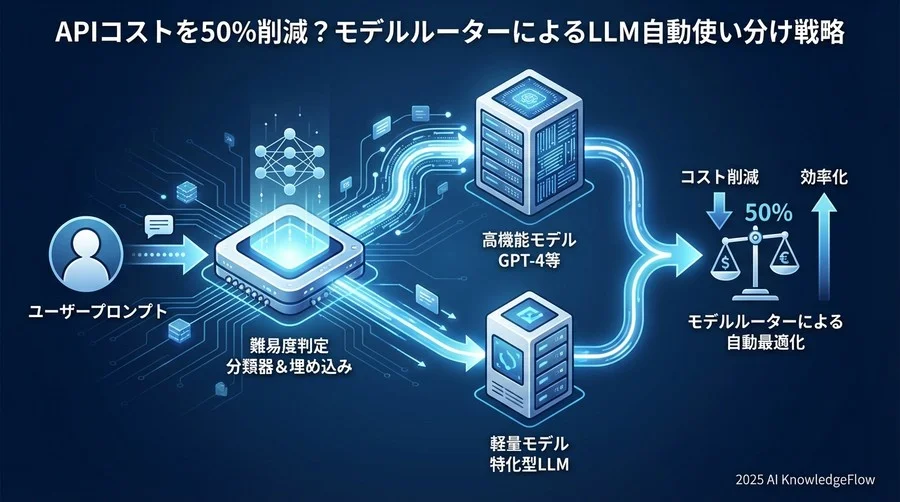 技術的インサイト：AIがAIを使い分ける「ルーティング」のメカニズム - Section Image