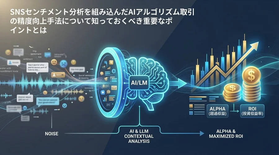 アルゴリズム取引の「感情」をハックせよ：SNSセンチメント分析のノイズ除去とROI最大化の全技術