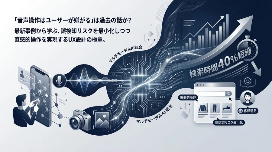 マルチモーダルAI実装の現実解：ECアプリの「機能過多」を音声×画像で突破したUX設計全記録