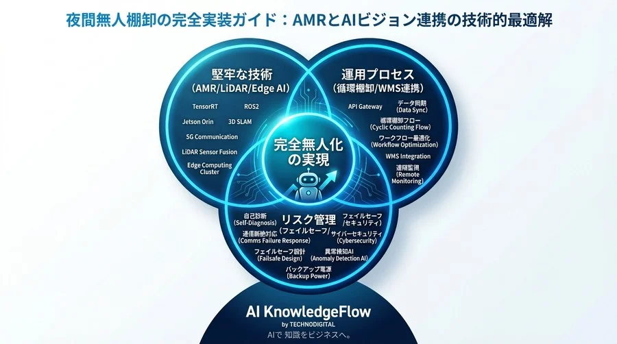 夜間無人棚卸の完全実装ガイド：AMRとAIビジョン連携の技術的最適解 - Conclusion Image