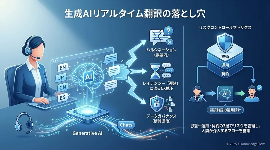 生成AI翻訳導入の前に：なぜ「完璧な翻訳」が最大のリスク要因になるのか - Section Image