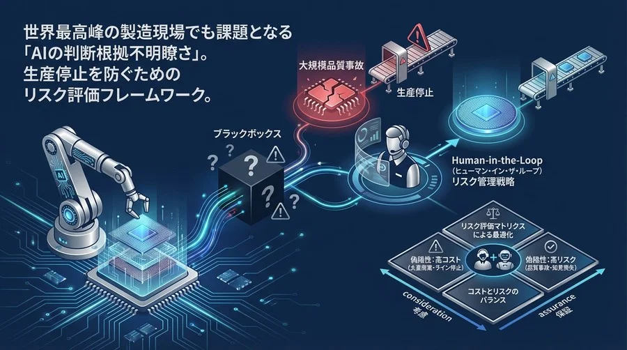 TSMCに学ぶ製造AIの死角：品質事故を防ぐ「Human-in-the-Loop」リスク管理戦略