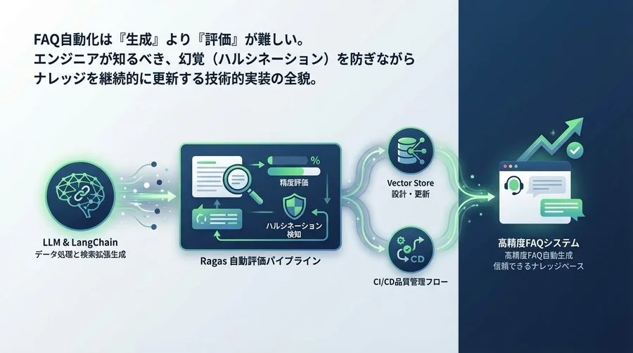 LLMを用いた高精度FAQ自動生成の実装と評価