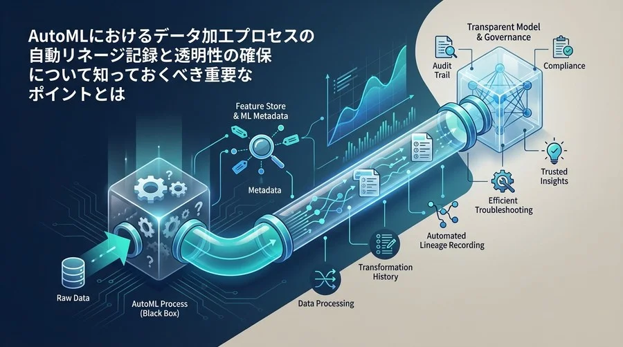 AutoMLの「根拠」を証明せよ：データリネージ自動化による透明性確保とガバナンス構築