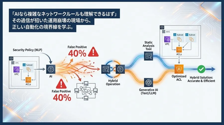 AWS ACL監査でAIが犯した「誤検知率40%」の失敗と、そこから導き出したハイブリッド運用の現実解