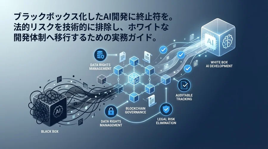 AI学習データの権利リスクを断つ：ブロックチェーン連携によるガバナンス移行の実務ガイド