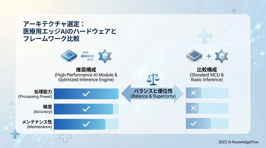 アーキテクチャ選定：医療用エッジAIのハードウェアとフレームワーク比較 - Section Image