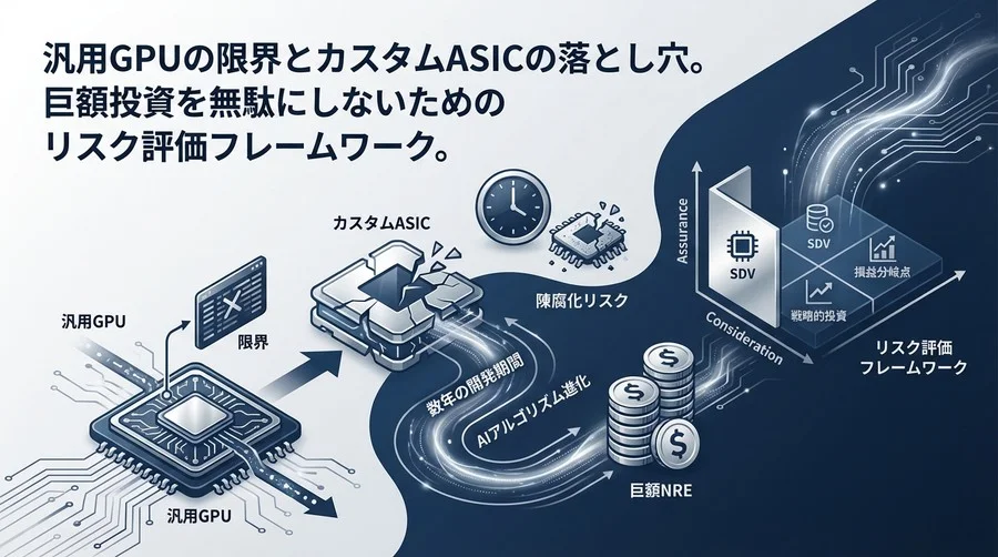 レベル5自動運転におけるカスタムASICのリスクと戦略