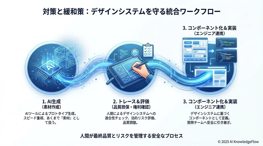 対策と緩和策：デザインシステムを守る統合ワークフロー - Section Image 3