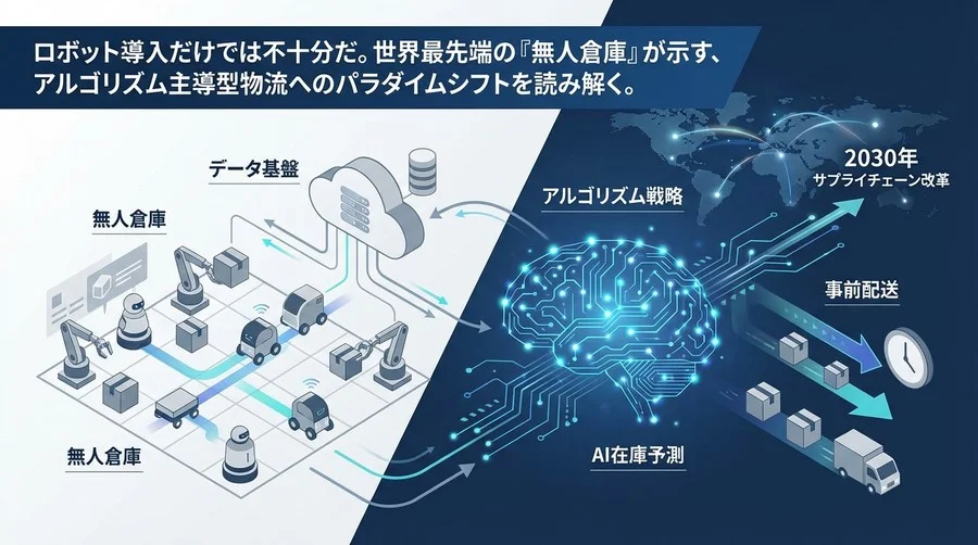 JD.com「無人倉庫」が示す物流の未来：ロボット導入よりも重要なアルゴリズム戦略