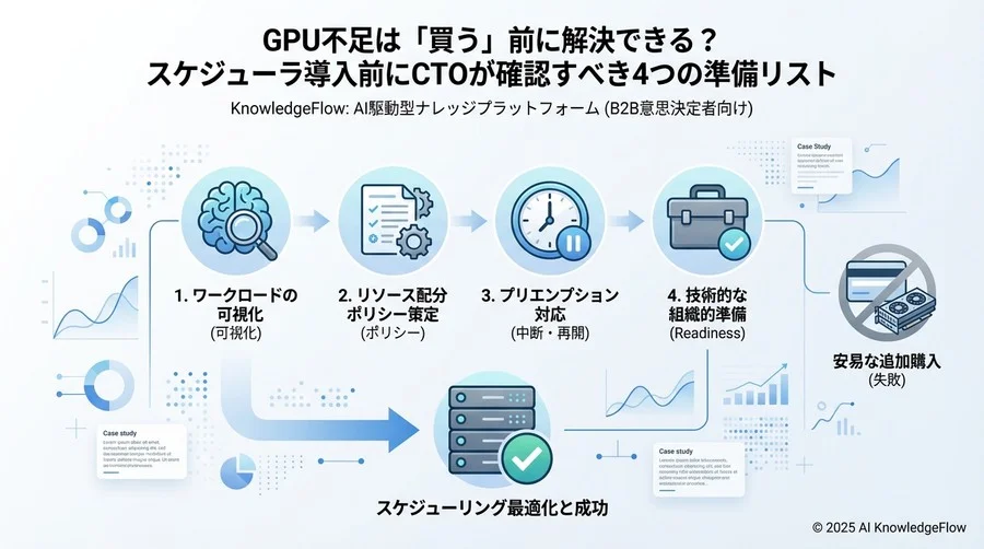 なぜ「ツール導入」だけではGPU不足が解決しないのか - Section Image