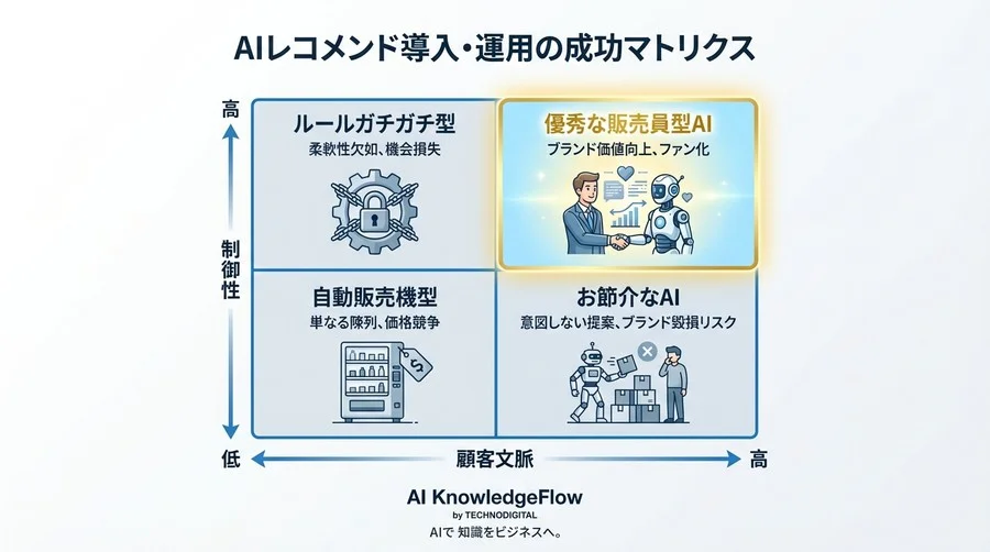 EC売上を最大化する「嫌われない」AIレコメンド：LTVを高める戦略的自動化 - Conclusion Image