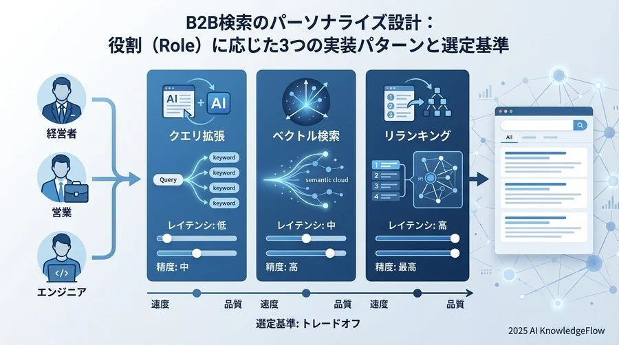 パターン1：クエリ拡張・書き換え（Query Rewriting）アーキテクチャ - Section Image