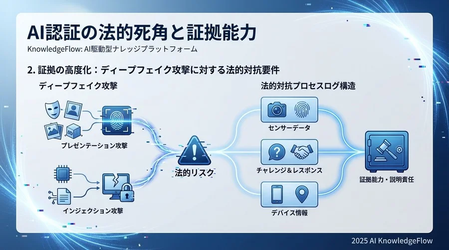 2. 証拠の高度化：ディープフェイク攻撃に対する法的対抗要件 - Section Image