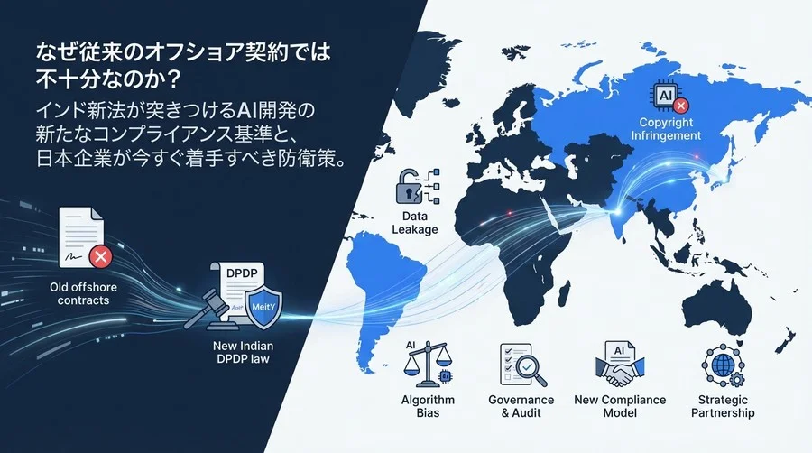 インド新法が迫るAI開発の転換点：日本企業が直面するガバナンスリスクと防衛策