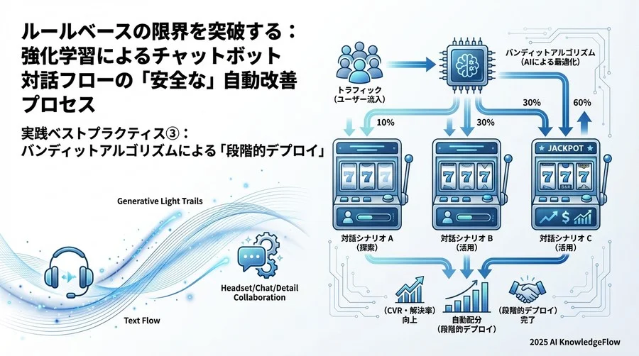 実践ベストプラクティス③：バンディットアルゴリズムによる「段階的デプロイ」 - Section Image 3