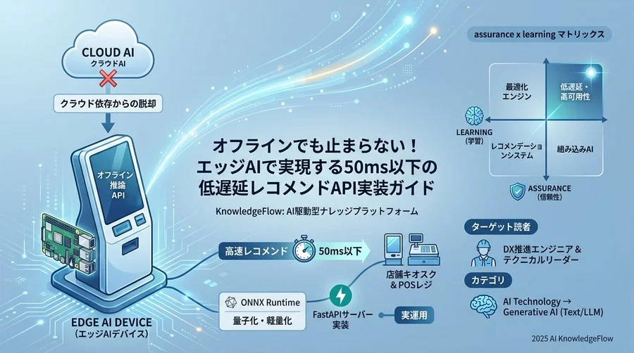 本チュートリアルのゴール：なぜ「エッジ」でレコメンドなのか - Section Image