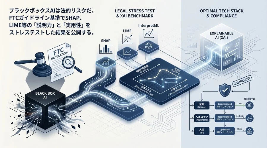FTC規制を突破するXAI実装ベンチマーク：SHAP・LIMEの説明責任能力を法的ストレステストで検証