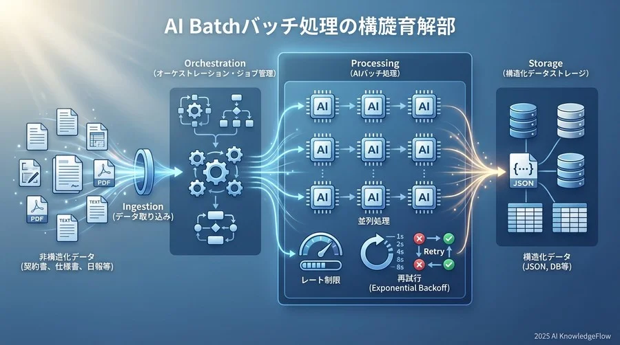 AIバッチ処理アーキテクチャの解剖学 - Section Image
