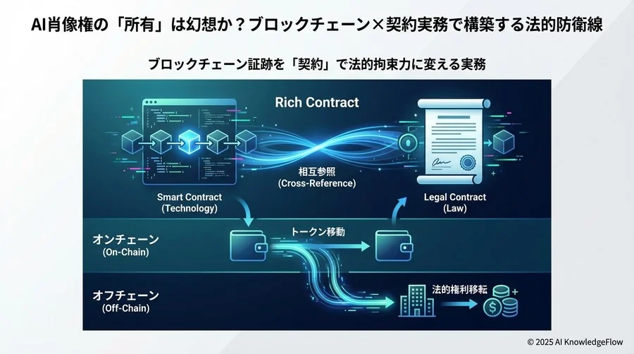 ブロックチェーン証跡を「契約」で法的拘束力に変える実務 - Section Image