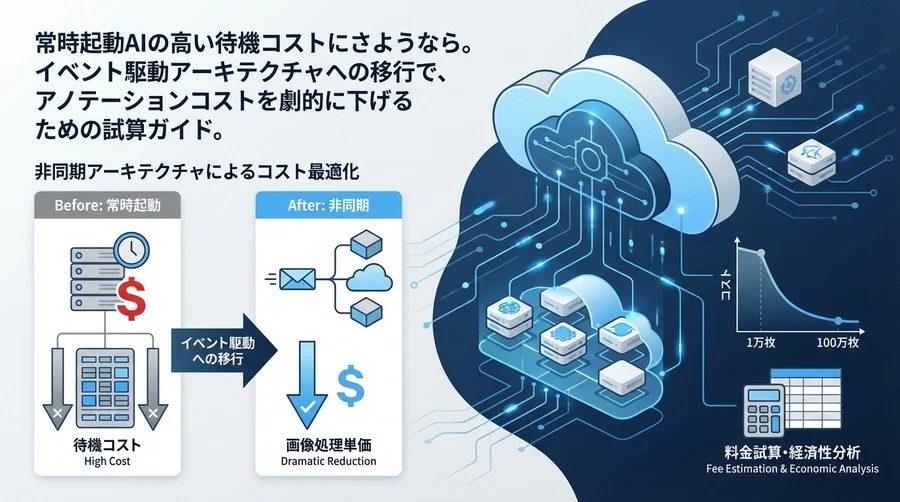 Vertex AI×Pub/Subコスト試算：非同期アーキテクチャで画像処理単価を劇的に下げる経済性分析