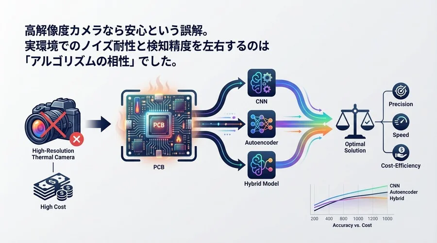 基板発熱検知におけるAIアルゴリズムのコスト対効果