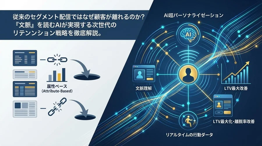 「属性」から「文脈」へ。AI超パーソナライゼーションで挑む離脱率改善の全貌