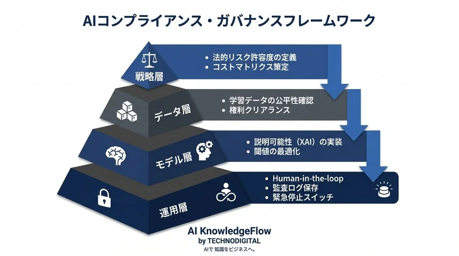 AIの判定ミスは誰の責任か？法務・DX責任者が直視すべき「技術精度」と「法的安全性」の決定的ギャップ - Conclusion Image