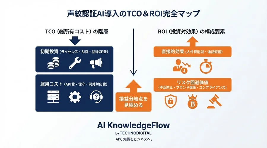 声紋認証AIのTCO完全試算：見えない「隠れコスト」とセキュリティ投資としてのROI - Conclusion Image