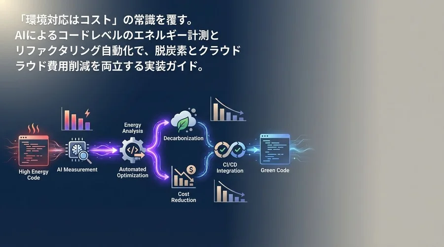 グリーンコーディング実装ガイド：AI計測とCI/CD統合で実現する脱炭素とコスト削減の二刀流