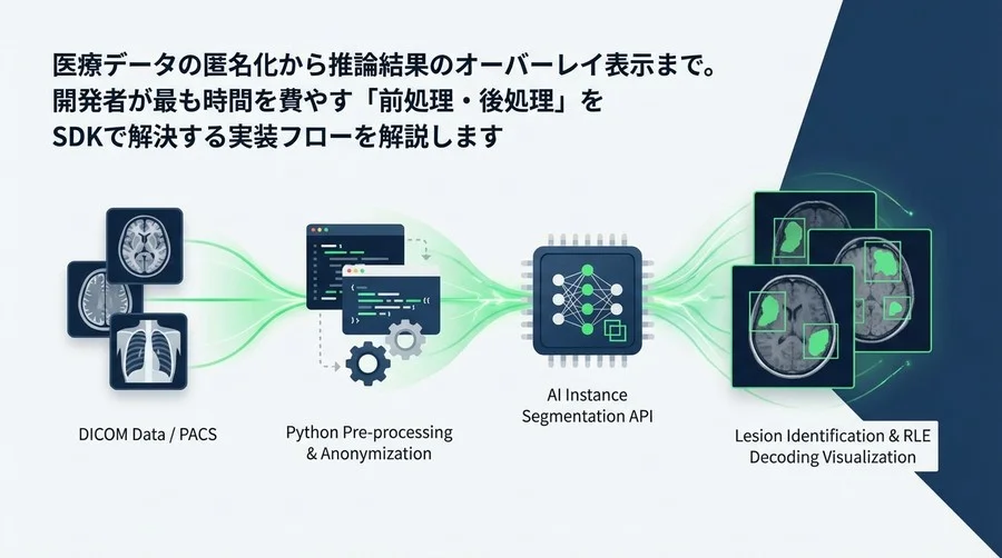 医療画像AIの実装実務：PythonによるDICOM連携からインスタンス分割による病変特定までの開発ロードマップ