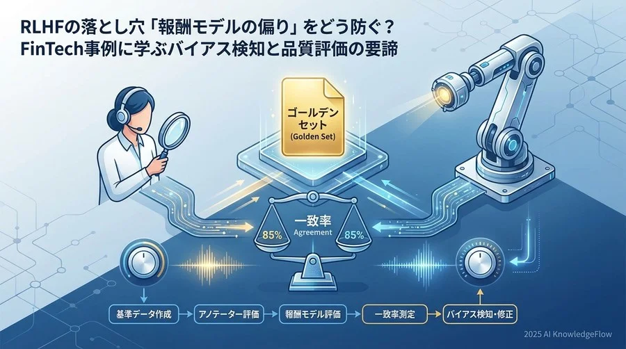 転換点：報酬モデル自体を「評価」する品質管理フローの構築 - Section Image