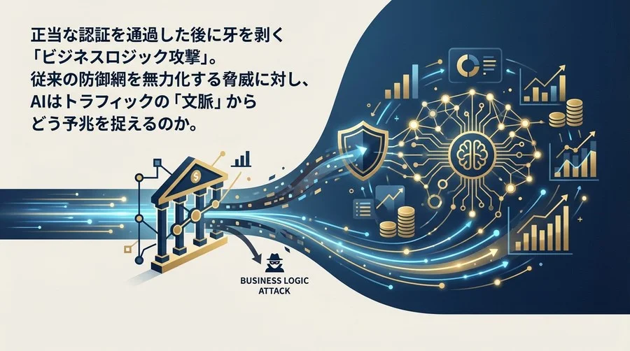 正規認証をすり抜ける「ビジネスロジック攻撃」：金融APIトラフィックのAI予兆検知戦略