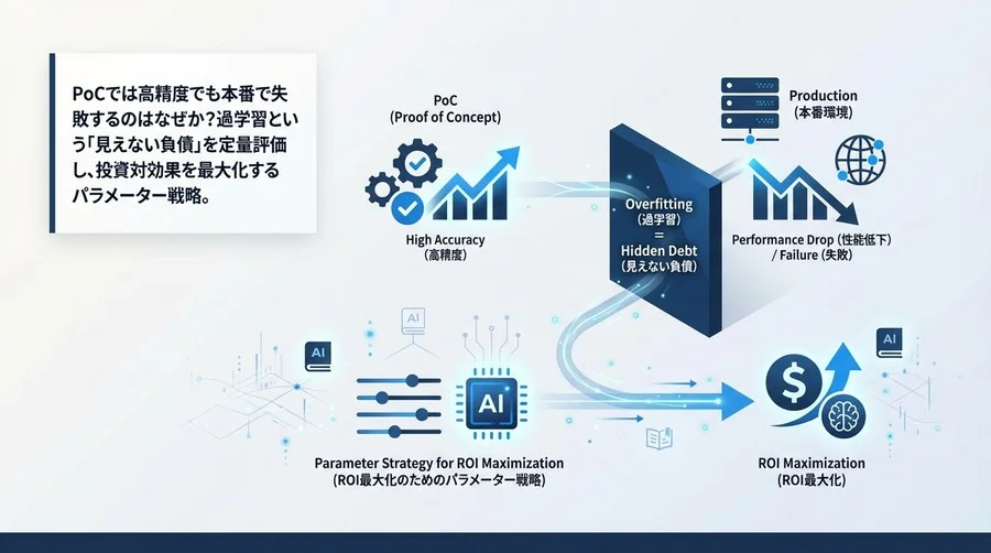 PoC成功でも本番で失敗する理由：過学習リスクを定量化しROIを最大化するパラメーター戦略