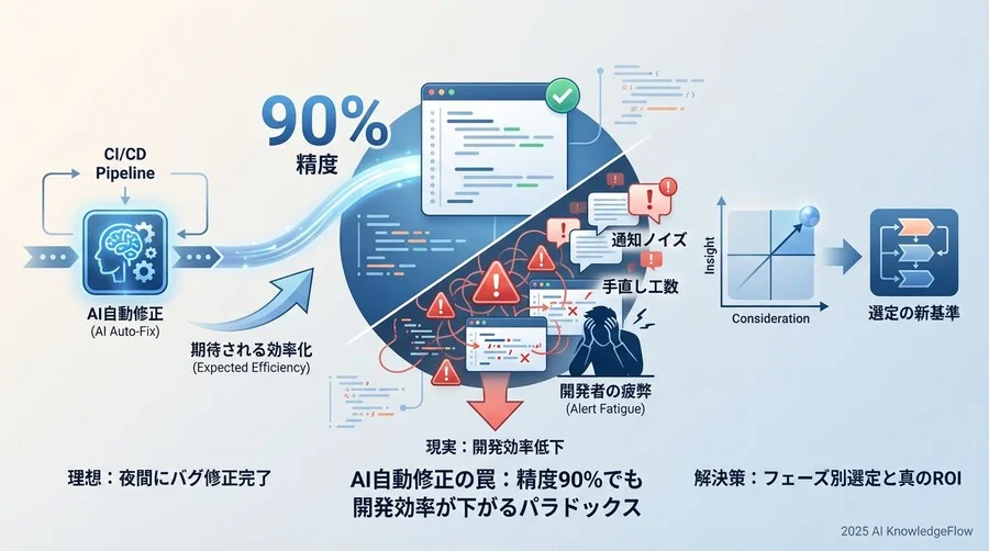 検証結果：修正精度と「人間による手直し」の相関 - Section Image