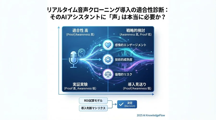 診断指標②：リアルタイム対話の「技術的・運用的」成熟度 - Section Image 3