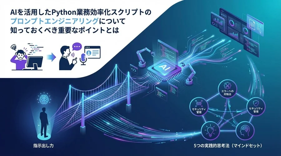 「プログラミング挫折組」こそ最強のAI使い手へ。Python業務効率化を成功させる「指示出し力」の極意