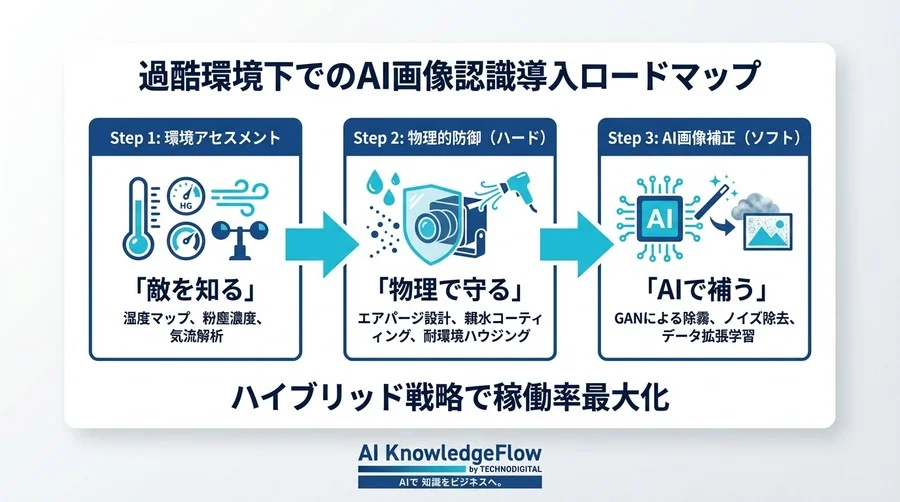 現場の曇りとノイズに勝つ：画像認識AIの稼働率を劇的に変える「物理×AI」のハイブリッド戦略 - Conclusion Image