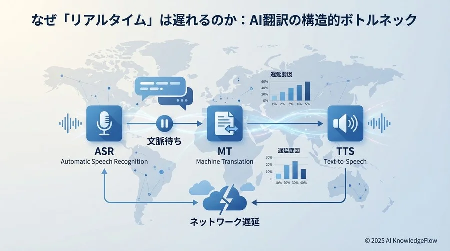 なぜ「リアルタイム」は遅れるのか：AI翻訳の構造的ボトルネック - Section Image