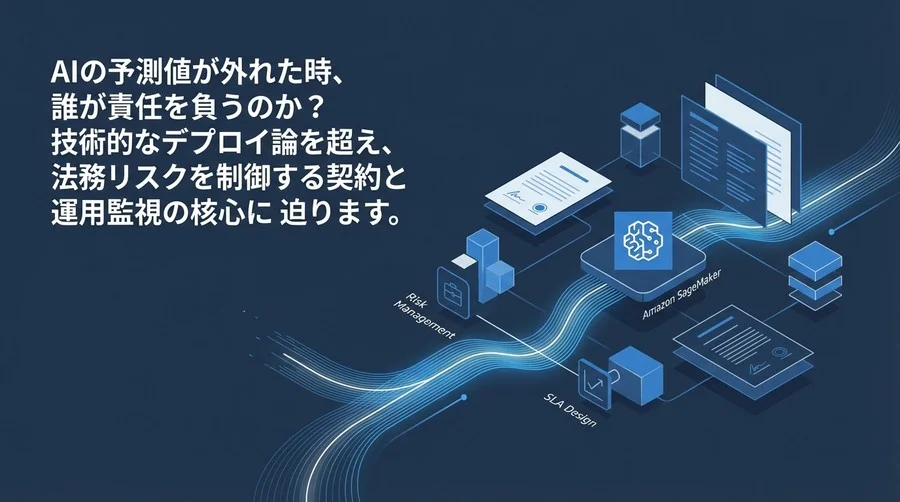 AI予測が外れたら誰の責任？SageMakerで構築する法的防衛ラインとSLA設計