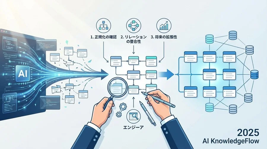 AI提案のER図を評価する3つの「監査ポイント」 - Section Image