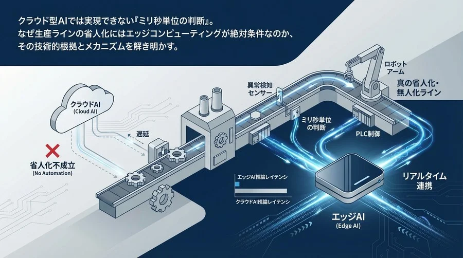 生産ラインの省人化は『ミリ秒』で決まる：エッジAI異常検知とPLC連携のアーキテクチャ詳解