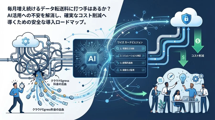 クラウドEgress料金の「出血」を止めるのは人かAIか？ネットワークトポロジー最適化が導く安全なコスト削減戦略