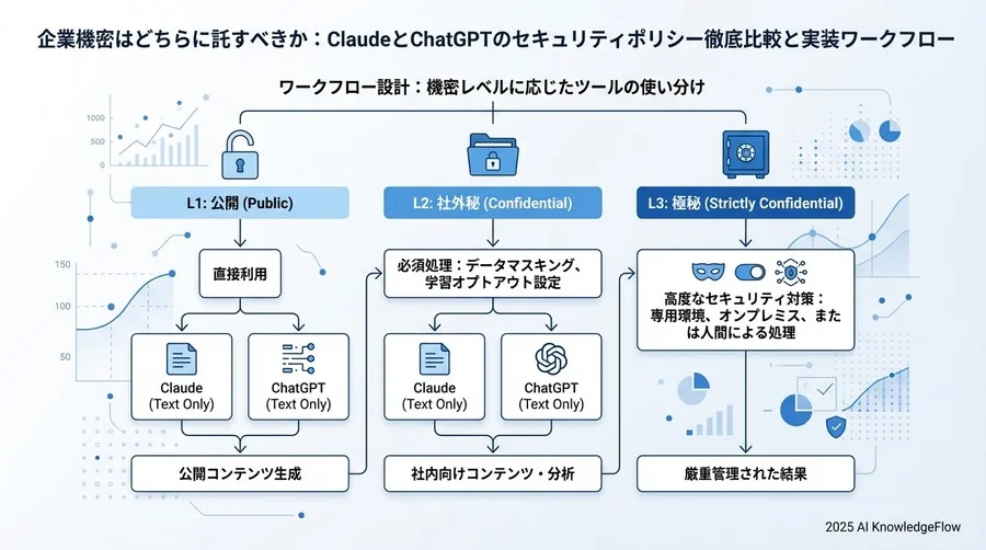 ワークフロー設計：機密レベルに応じたツールの使い分け - Section Image