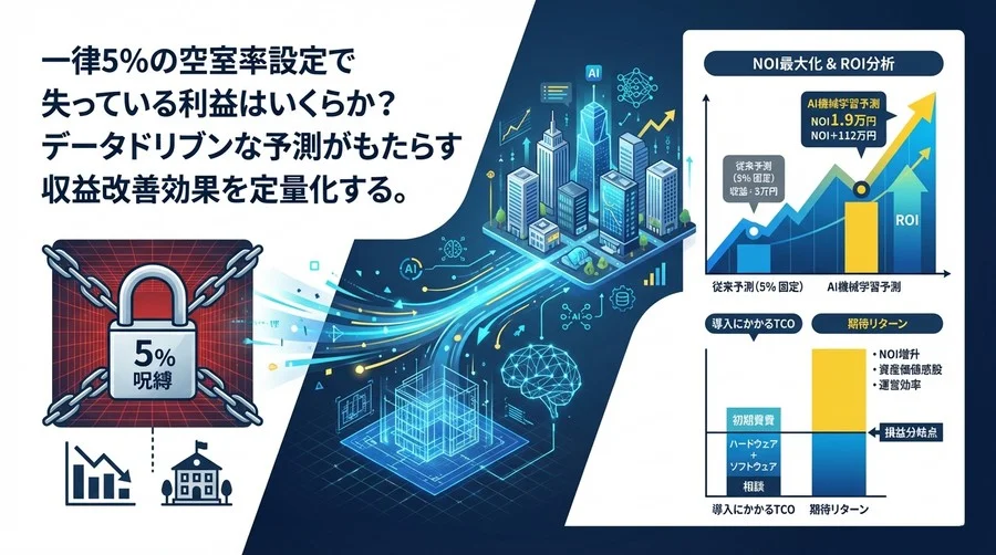 空室率5%の呪縛を解く：機械学習シミュレーションによるNOI最大化とROI分析