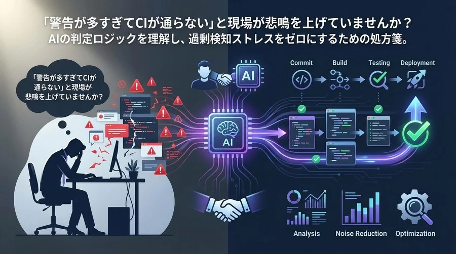 AI静的解析の「警告疲れ」を解消する運用ロジック。DeepSource等の誤検知と向き合いCI/CDを正常化する
